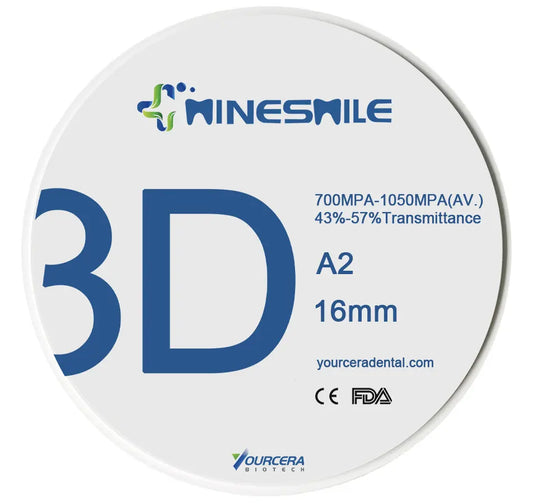 3D Multilayer Color dental zirconia block